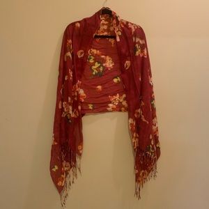 Floral Scarf Shaw